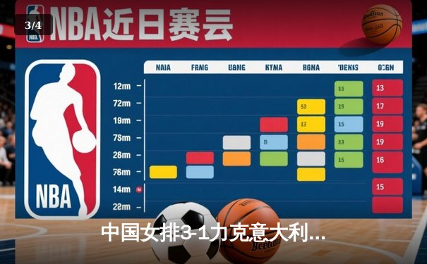 中国女排3-1力克意大利，朱婷独揽28分闪耀世联赛 - 3