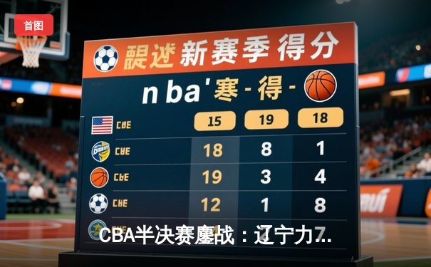 CBA半决赛鏖战：辽宁力克广东夺赛点，郭艾伦关键三分定乾坤